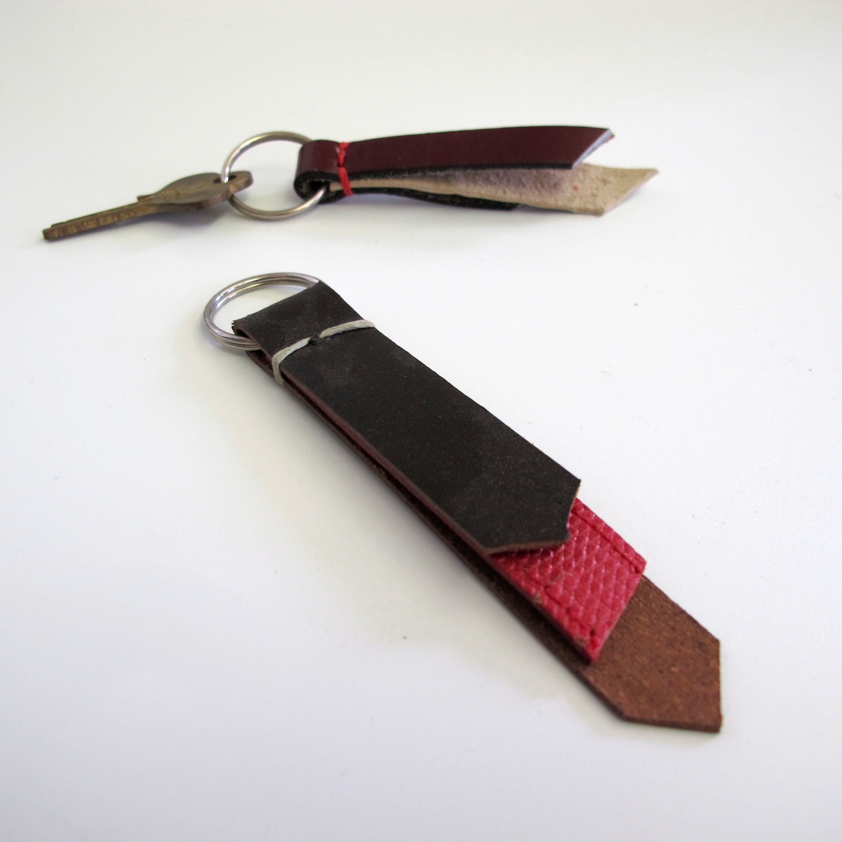 leather keychain