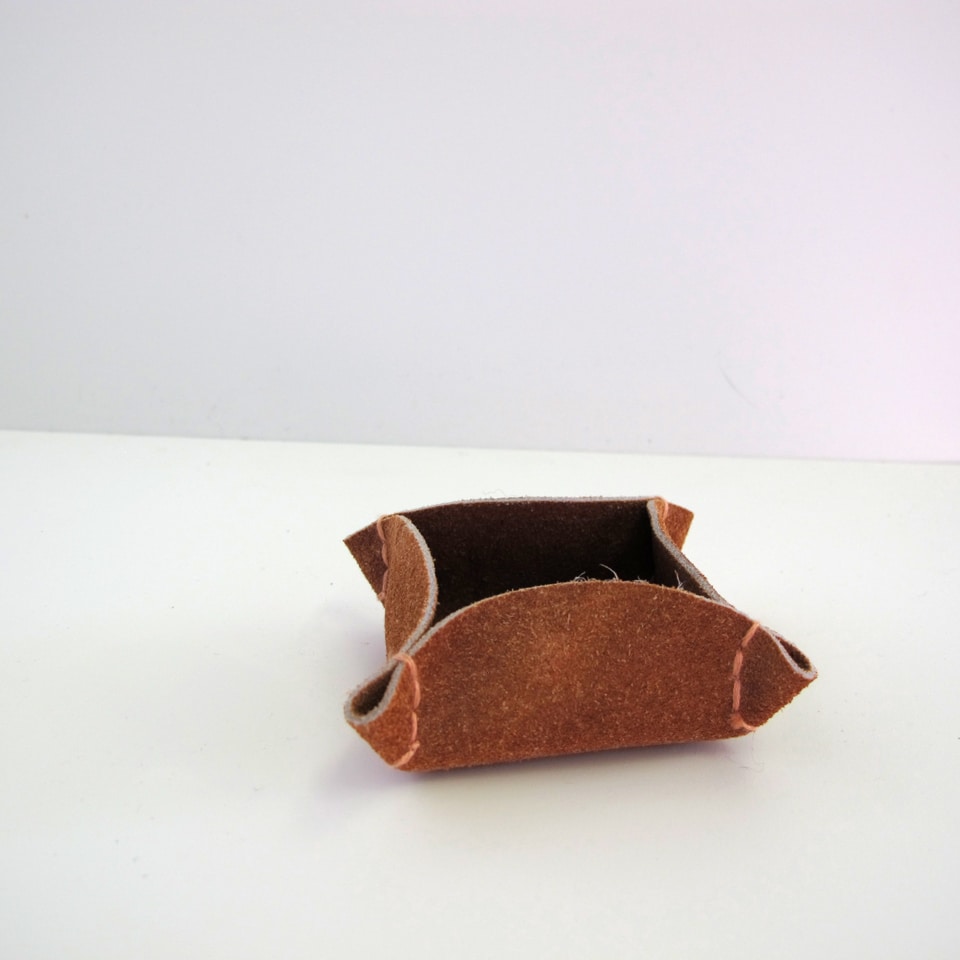 leather bowl