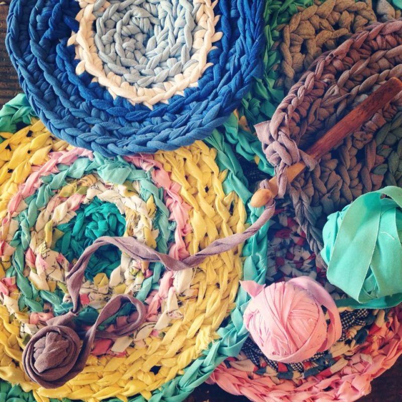 crochet rag rug